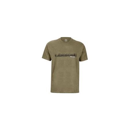 FOREST TEE SS - OLIVE HEATEHER