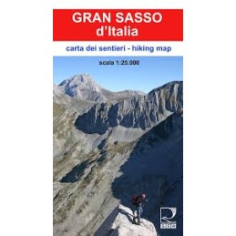 Gran Sasso d\'Italia -Carta dei sentieri - hiking map