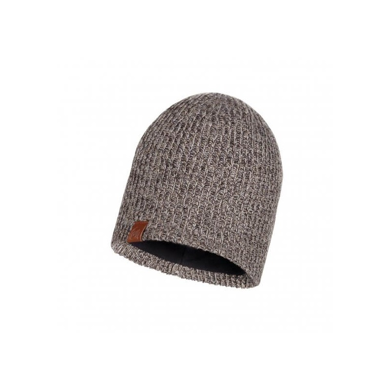 KNITTED & POLAR HAT BUFF® LYNE BROWN TAUPE