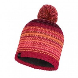 KNITTED & POLAR HAT BUFF® NEPER  BRIGHT PINK