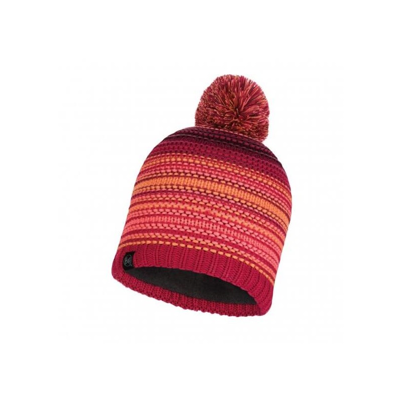 KNITTED & POLAR HAT BUFF® NEPER  BRIGHT PINK