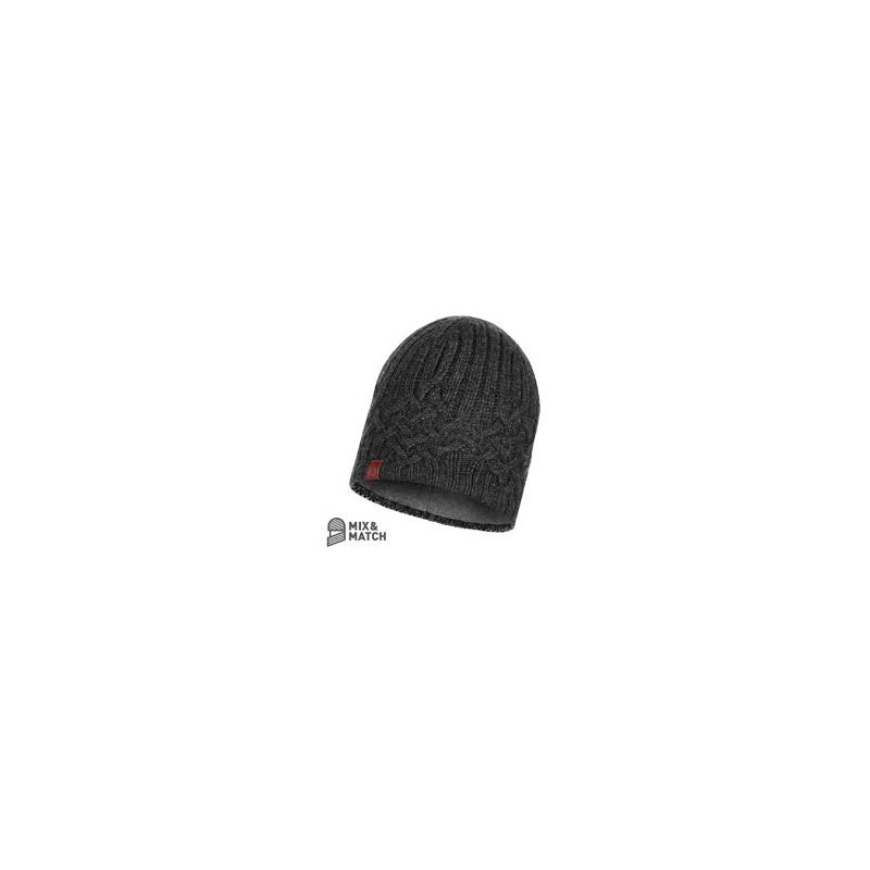 KNITTED & POLAR HAT BUFF® NEW HELLE GRAPHITE