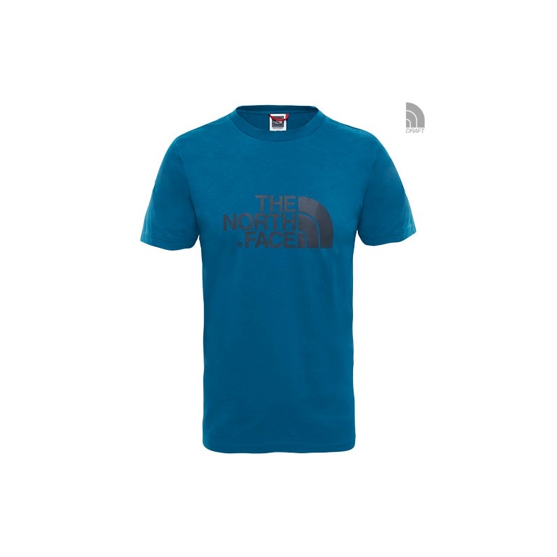M S/S EASY TEE - BLUE CORAL