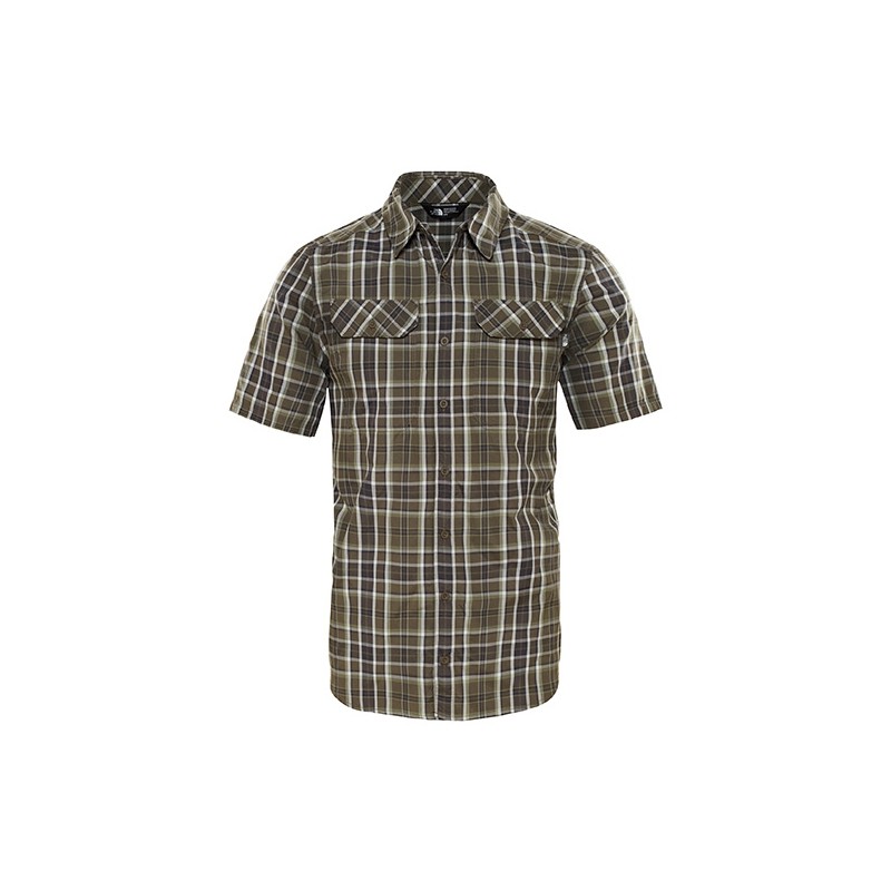M S/S PINE KNOT SHIRT - NEW TAUPE PLAID