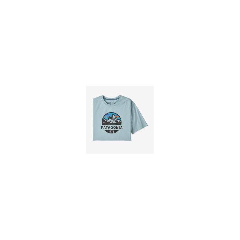 M\'S FITZ ROY scope organic t-shirt - BIG SKY BLUE