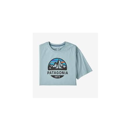 M\'S FITZ ROY scope organic t-shirt - BIG SKY BLUE