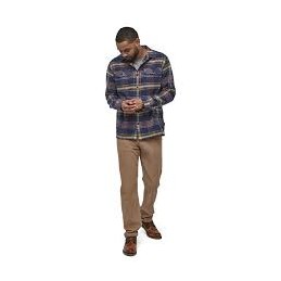 M\'S L/S  FJORD FLANNEL  SHIRT - NEW NAVY