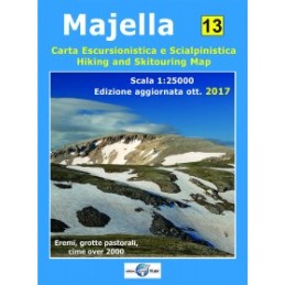 MAJELLA - CARTA ESCURSIONISTICA E SCIALPINISTICA - ED. AGGIORNATA OTTOBRE 2017