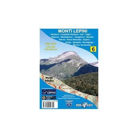 Monti Lepini - TREK MAP