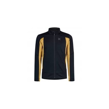 STRETCH COLOR JACKET - NERO/GOLD