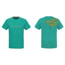 T-SHIRT THE NORTH FACE S/S LISTEN TO MOM TEE - Colore: TEAL BLUE