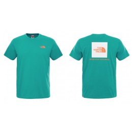T-SHIRT THE NORTH FACE S/S REDBOX TEE - Colore: TEAL BLUE