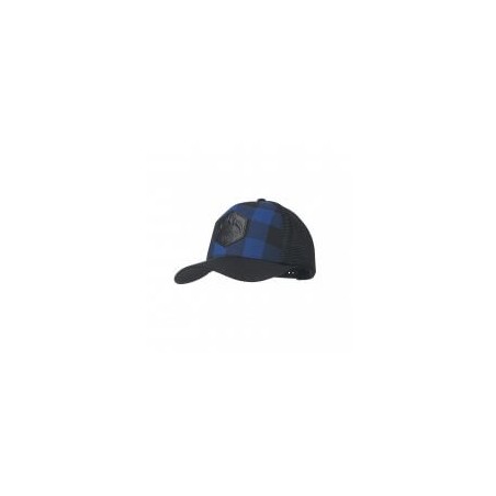 TRUKKER CAP BUFF® PLAID CAPE BLUE