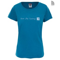 W S/S NSE TEE - BLUE CORAL