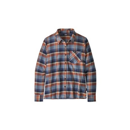 W\'s Heywood Flannel Shirt - BASKET/NEW NAVY