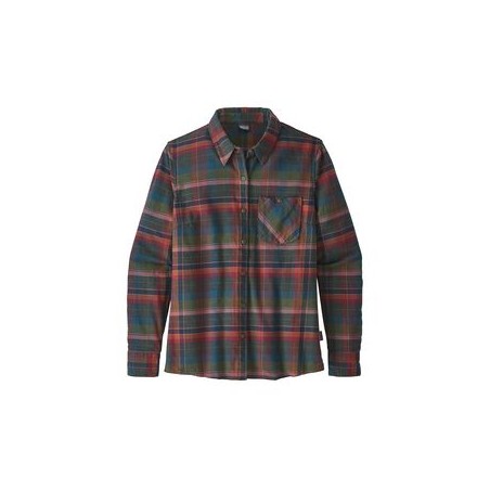W\'s Heywood Flannel Shirt - PLUME NOMAD GREEN