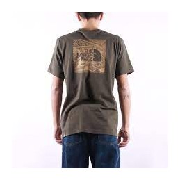 M S/S REDBOX CELL TEE - NEW TAUPE GREEN/KHAKI STONE