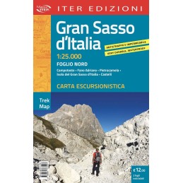 Gran Sasso d\'Italia scala 1:25.000 -CARTA ESCURSIONISTICA (2 fogli)