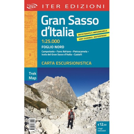 Gran Sasso d\'Italia scala 1:25.000 -CARTA ESCURSIONISTICA (2 fogli)