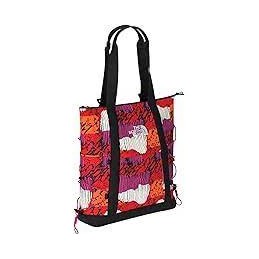 BOREALIS TOTE - FIERY RED ABSTR