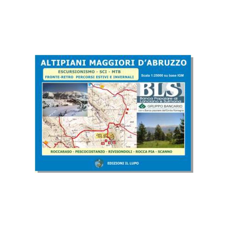Carta Altipiani Maggiori D\'Abruzzo