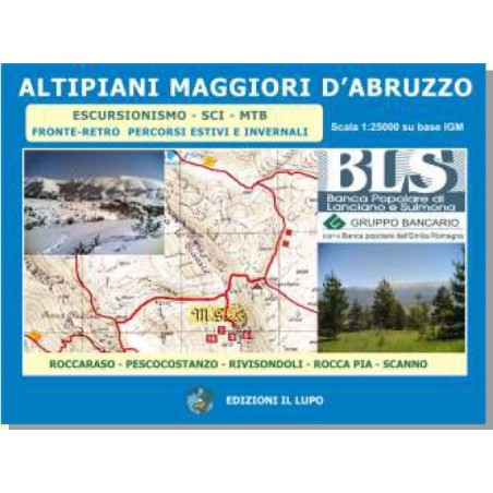 Carta Altipiani Maggiori D\'Abruzzo