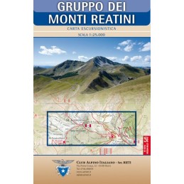 Carta escursionistica - Gruppo dei Monti Reatini e del Terminillo