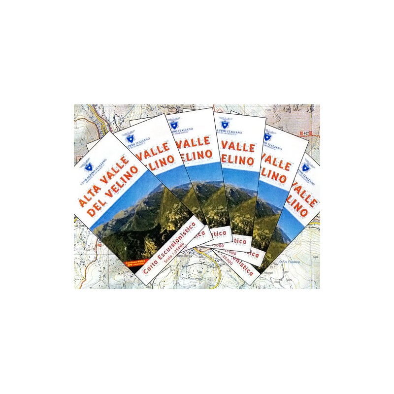 Carta Escursionistica Alta Valle del Velino 1:25.000- CAI Antrodoco