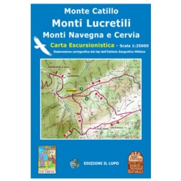 Carta Monte Catillo - Monti Lucretili - Monti Navegna e Cervia