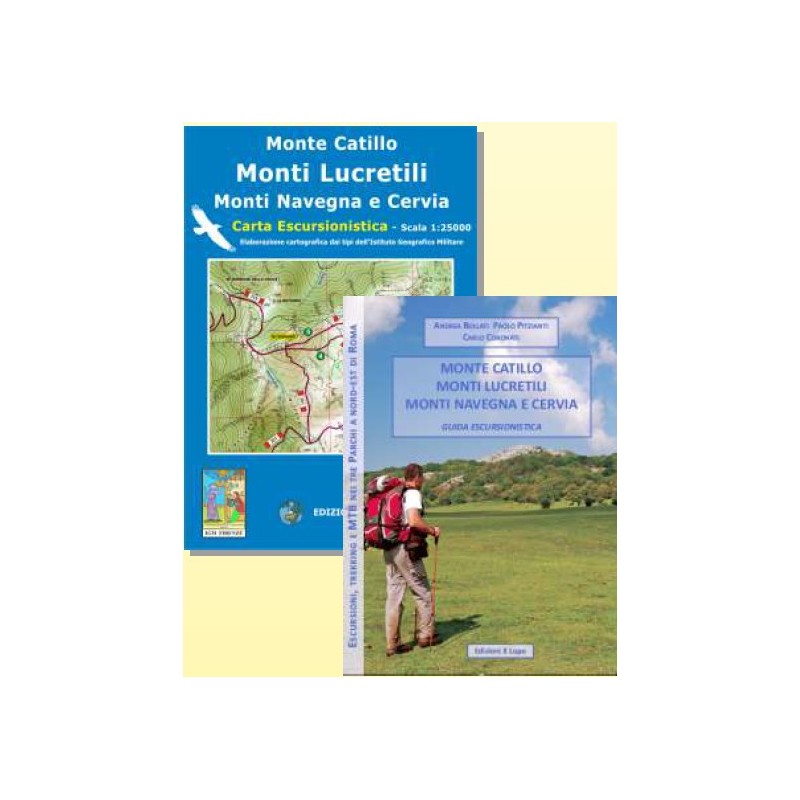 Cartoguida Monte Catillo - Monti Lucretili - Monti Navegna e Cervia