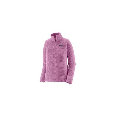 W'S R1 AIR ZIP NECK-BKPL