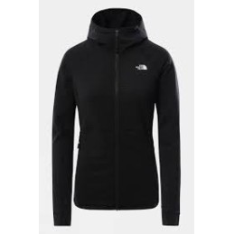 W CIRCADIAN MID HOODIE - TNF BLK